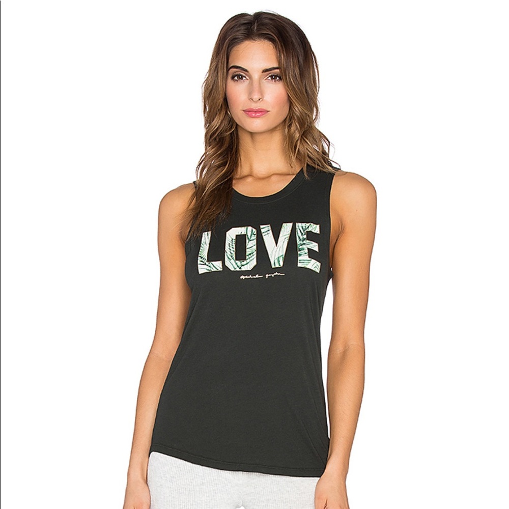 Spiritual Gangster Palm Love Muscle Tank